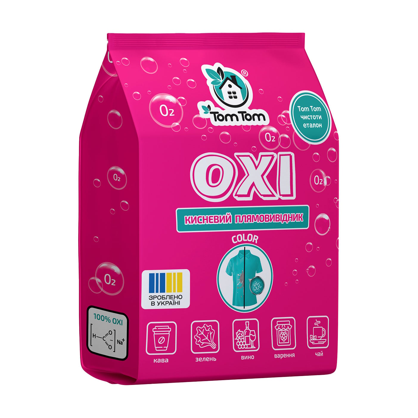 Кисневий плямовивідник Tom Tom OXI Color, 900 г